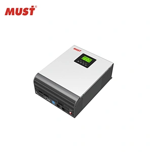 MUST hybrid solar inverter with mppt charge controller 3000W 24V grid tie inverter 3Kw
