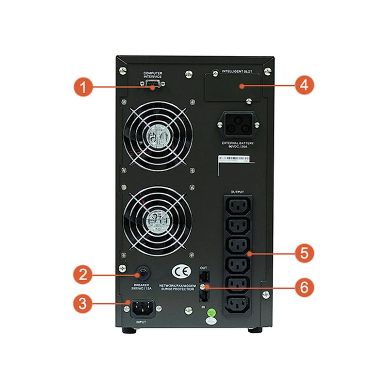 MUST POWER LIMITED High Frequency  Online UPS   6000VA