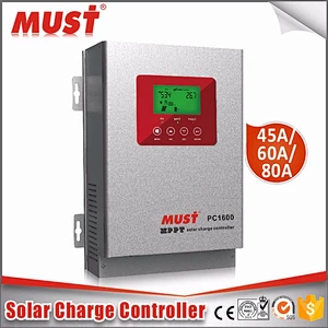 Must Factory New design solar product 48V 40A 60A lifepo4 mppt solar charge controller made in China
