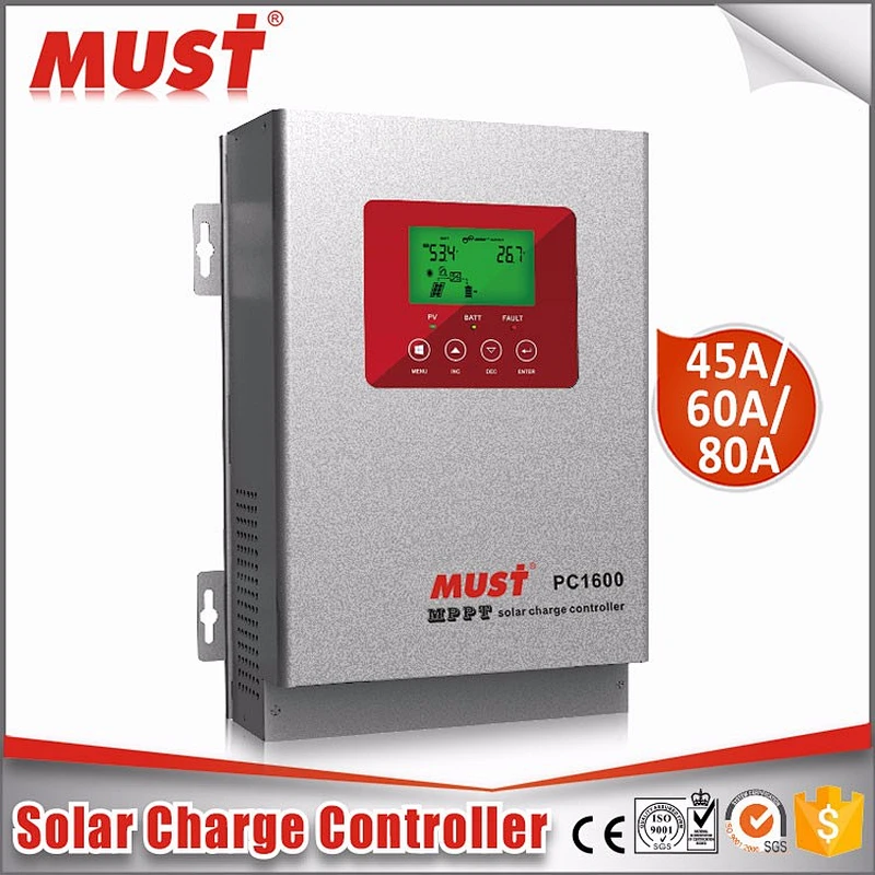 Must Factory New design solar product 48V 40A 60A lifepo4 mppt solar charge controller made in China