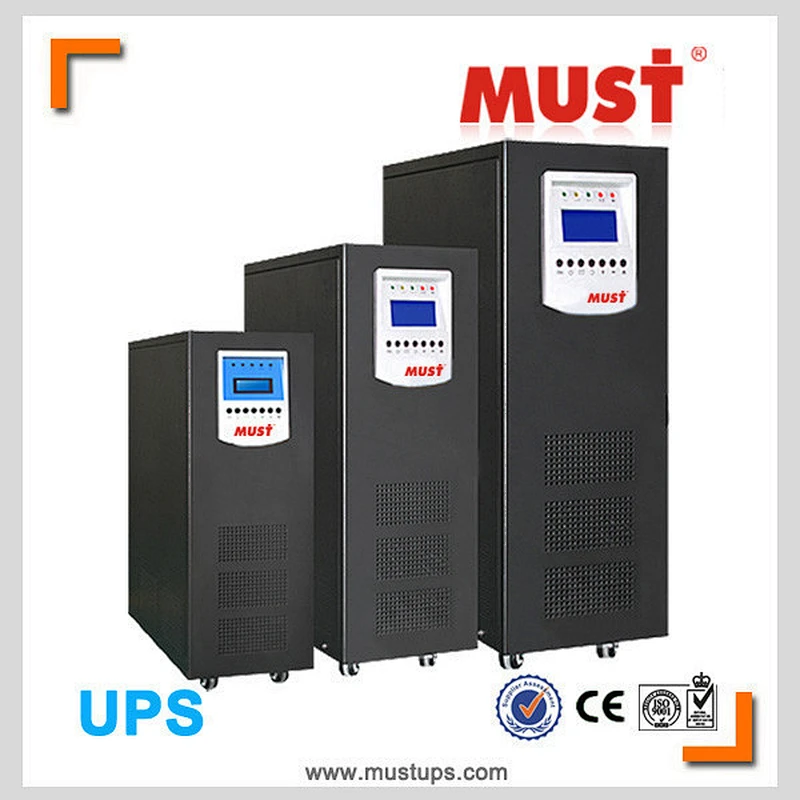 LCD display low frequency 3 phase input and output online UPS 10KVA 20KVA 30KVA 40KVA 60KVA 80KVA UPS manufacturer