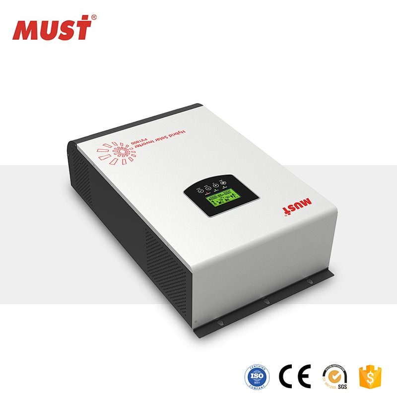 3000VA 3000W 60A MPPT charger hybrid solar inverter for lithium battery