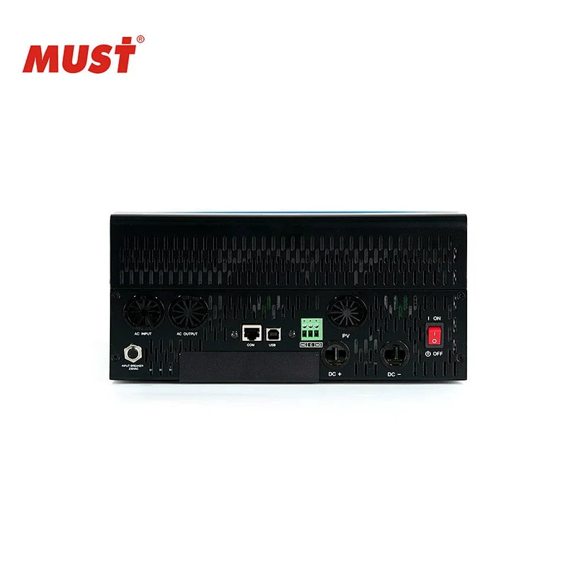 MUST 450V Voc Hybrid solar inverter 5KW 5.2KW 5000W 5200W MPPT solar controller 80A for Solar System