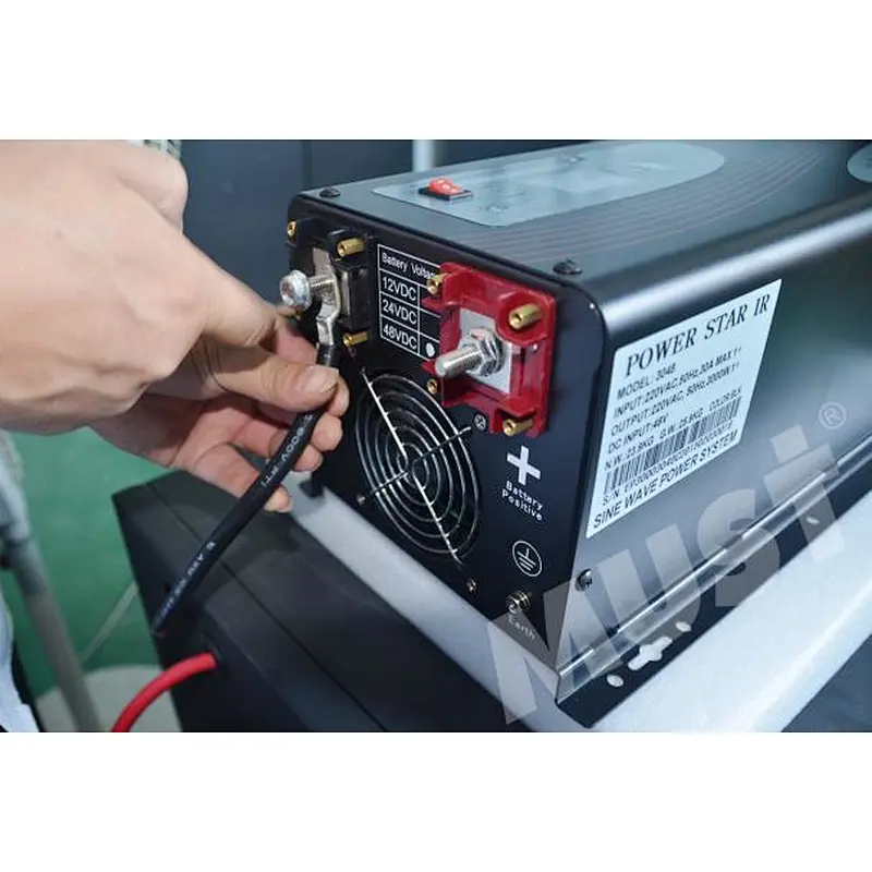 Must best supplier MUST Power Inverter 24V 220V 3000W Inverters with UPS Energy Storage System