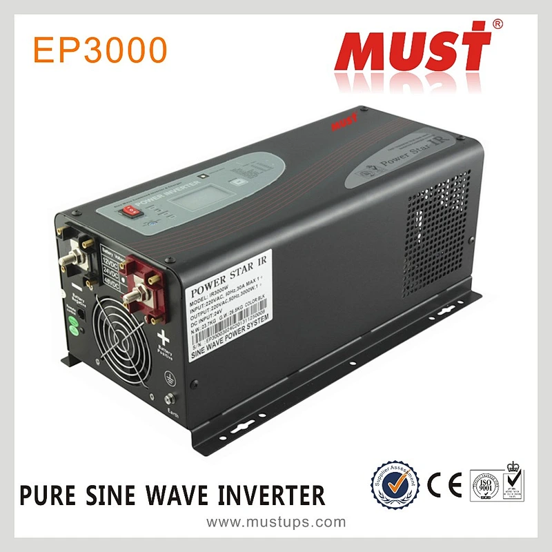 Remote control ,Overload protection,battery priority 3000w ups /home inverter