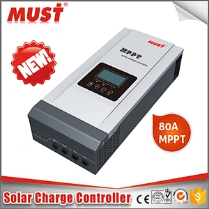 MUST Adjustable Charging Voltage 80A /60A MPPT Solar charger controller