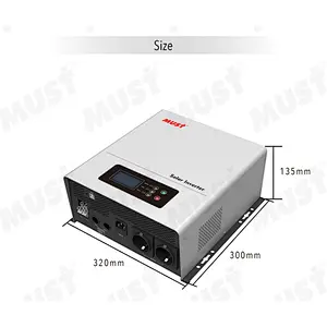 MUST ISO 9001 SGS certificate pure sine 1kw off grid solar power system