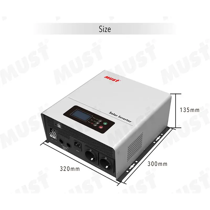 MUST ISO 9001 SGS certificate pure sine 1kw off grid solar power system