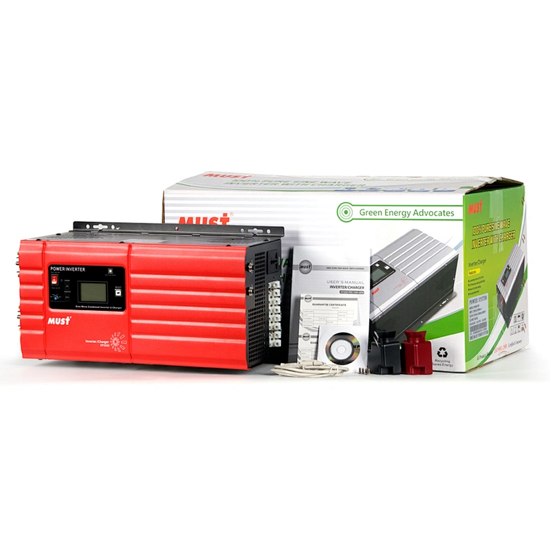 MUST 12V 24V 48V DC TO AC solar power inverter 5000W low frequency solar inverter / 220v 230v