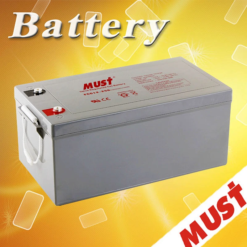 Must 12V Solar Power Batteries Deep Cycle Gel Batteries 12V250AH for solar power system & photovoltaic system