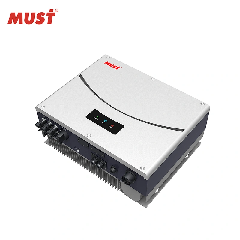 MUST High Frequency 7KW 8KW 9KW 10KW On Grid Solar Inverter Three/3 Phase Inverter For Solar Power System Home