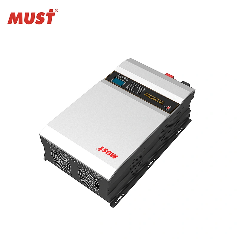 MUST Off grid low frequency hybrid solar inverter 5000W 24/48V dc 240Vac split phase with 60/40A MPPT controller