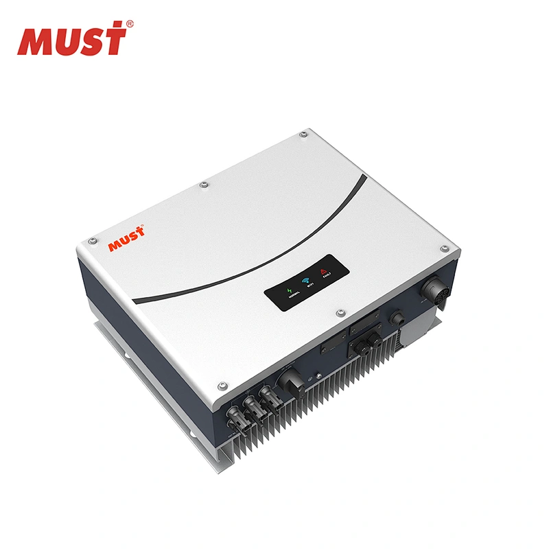 MUST 380V high efficiency OEM pure sine wave Three Phase solar power on Grid tie string inverter 15000W
