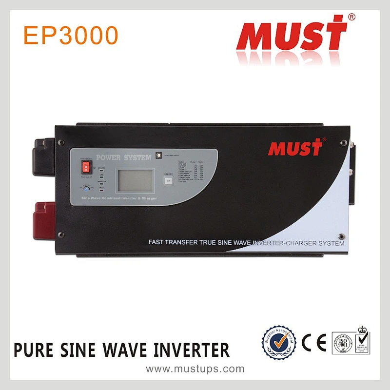 Remote control ,Overload protection,battery priority 3000w ups /home inverter