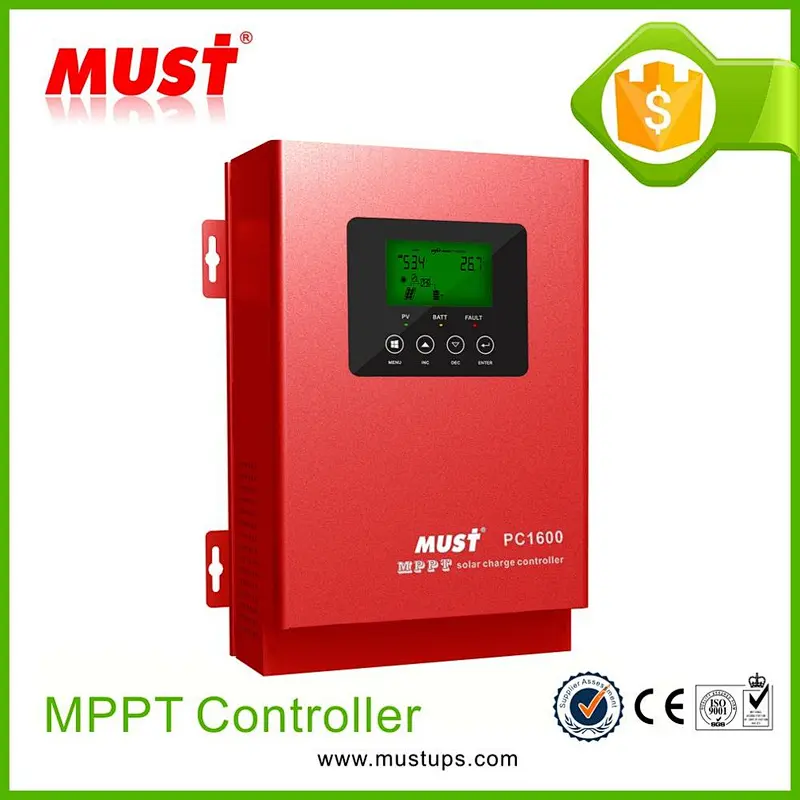MUST POWER LCD display 60A MPPT charge controller /solar regulator
