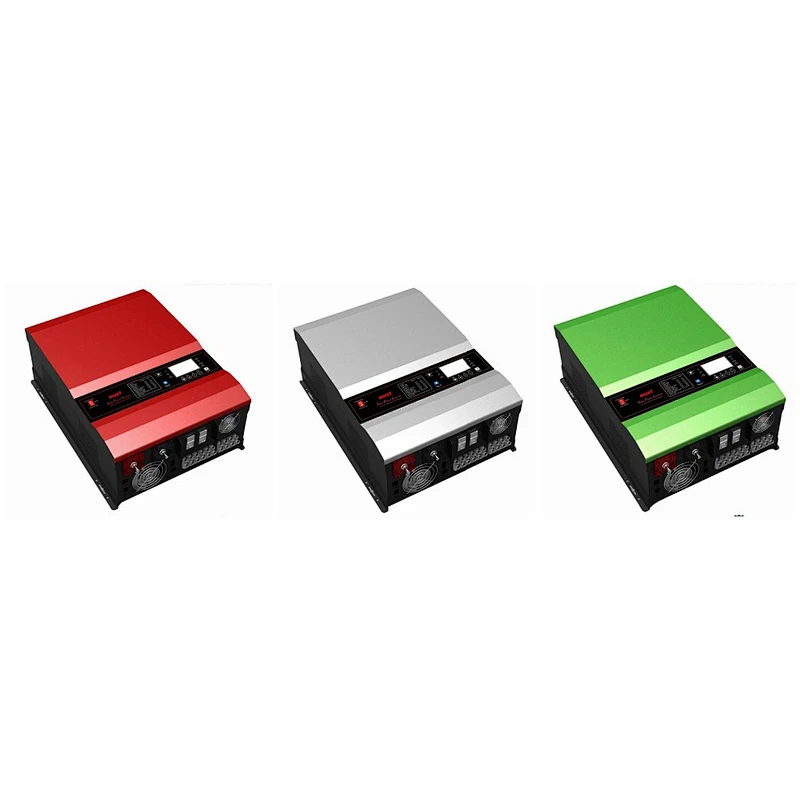 MUST POWER High quality mppt solar inverter 5kva off grid 5kw pure sine wave inverter with built-in MPPT charger inverter for home solar system