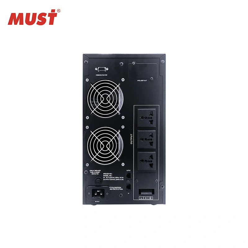 Online UPS 1kva to 10kva LCD display with battery inbuilt tower design UPS Paraguay Pakistan