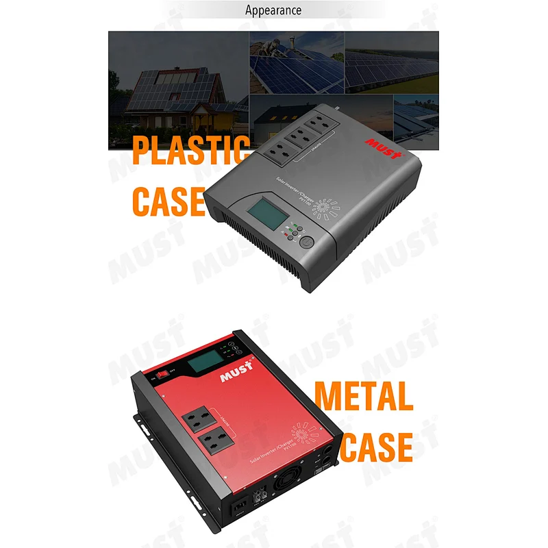 Hot! 12V 24V 1000w DC to AC modified sine wave car solar inverter with LCD Display