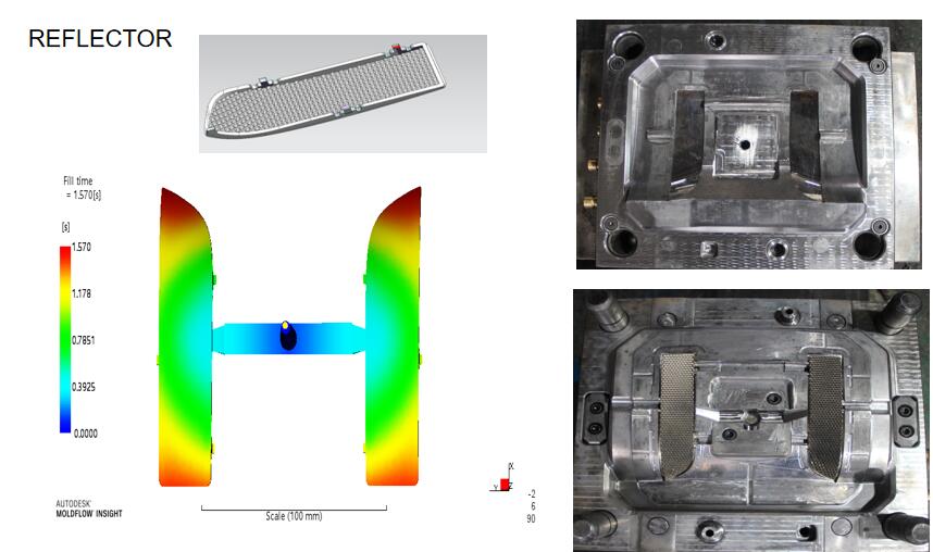 automotive reflector mold