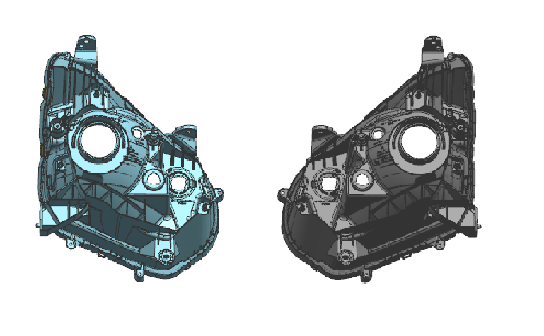 Automotive head light mold manufacture in china