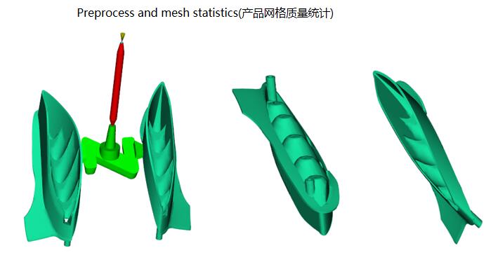 head light DRL lighting mould