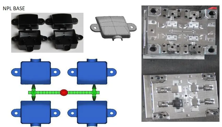 number plate light mold for NPL