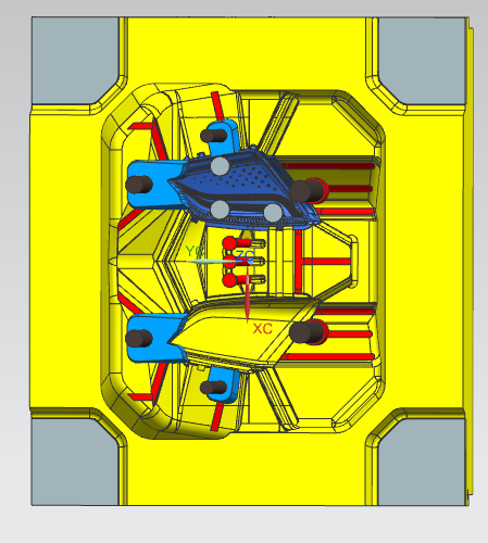 Automotive head light mold manufacture in china