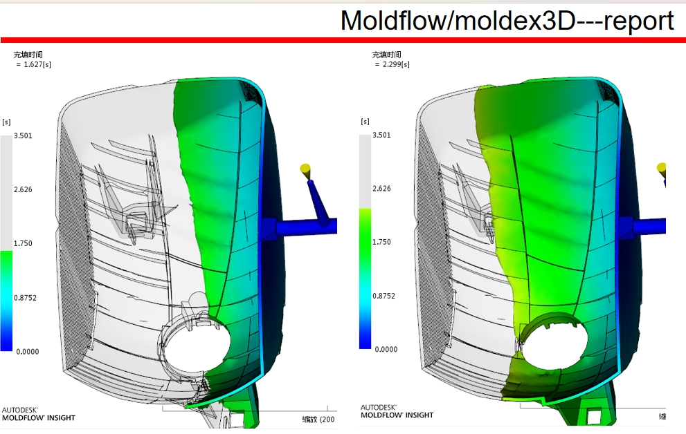 Mold for bmc reflector