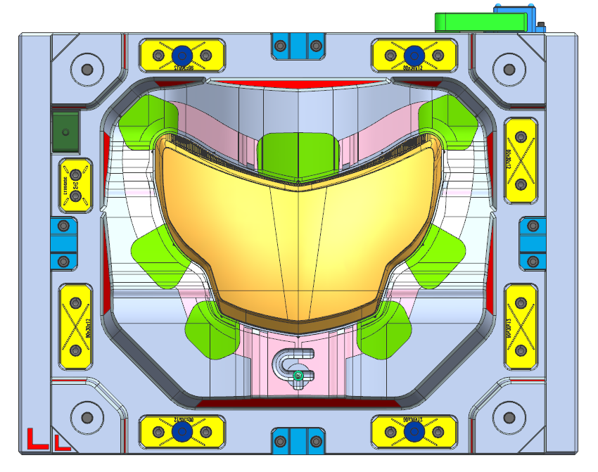 Automotive head light mold manufacture in china