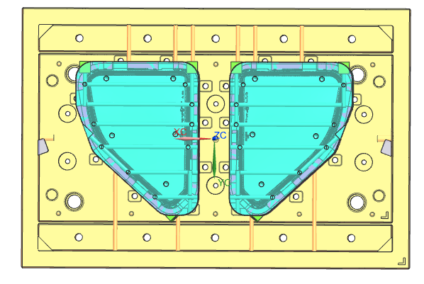 Automotive head light mold manufacture in china