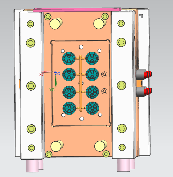 Windshield sprinkler Mold
