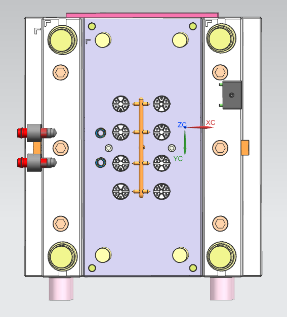 Windshield sprinkler Mold