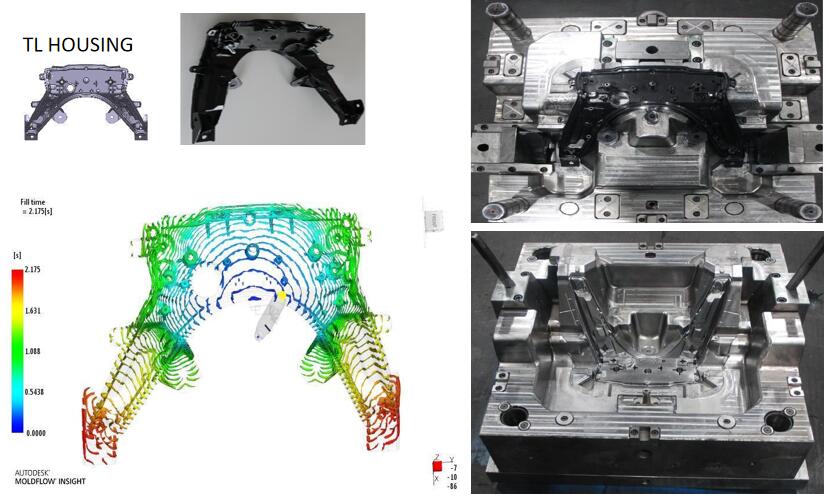 Motorcycle tail light mould manufacture