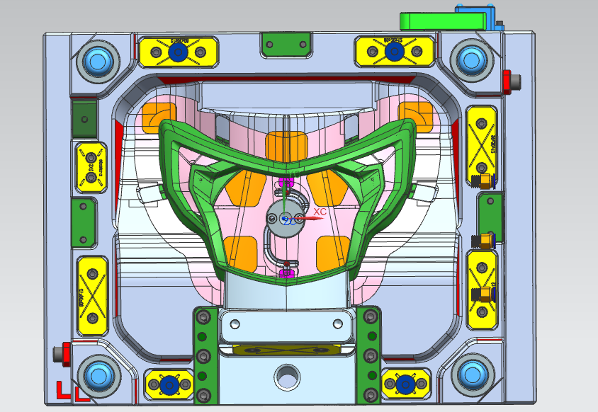 Automotive head light mold manufacture in china