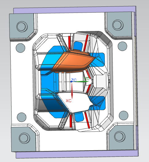 Automotive head light mold manufacture in china