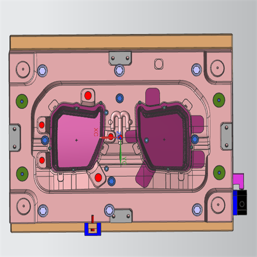 Agricultural head light mould supplier