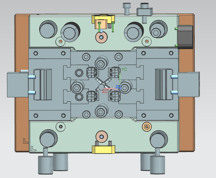 mold for socket holder connector