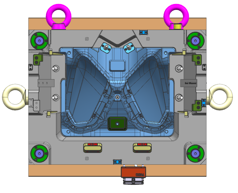 Automotive head light mold manufacture in china