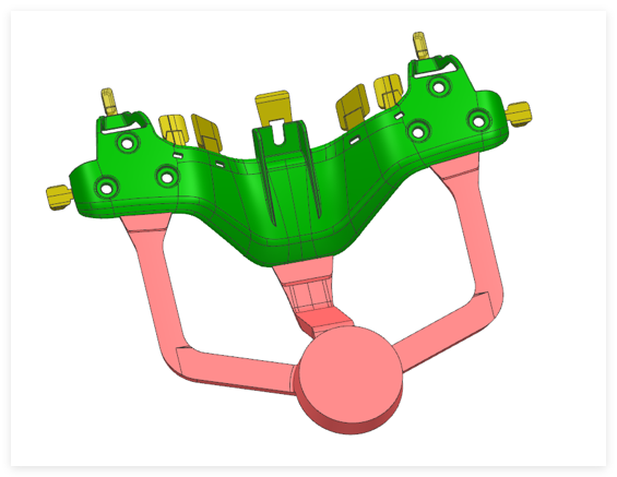 Mold for turn signal light for motorcycle