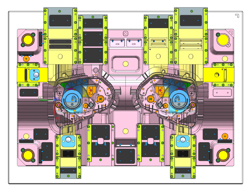 Automotive head light mold manufacture in china