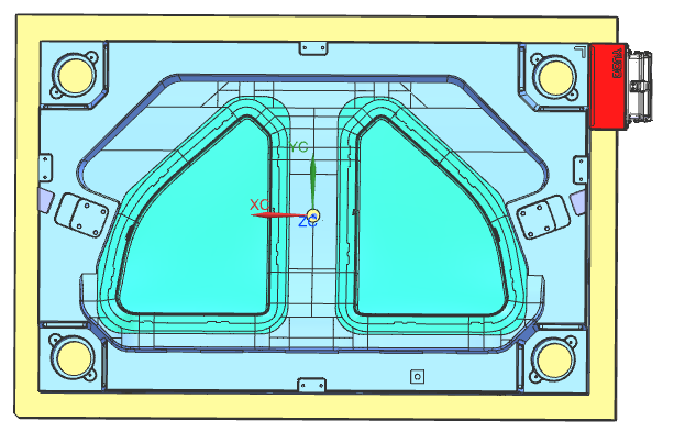 Automotive head light mold manufacture in china