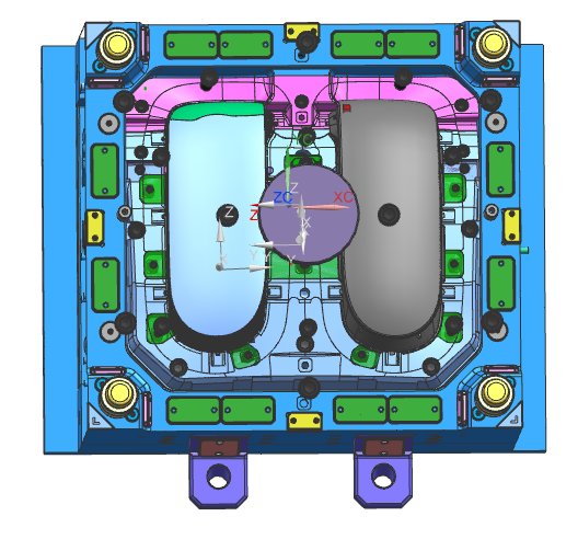 Automotive head light mold manufacture in china