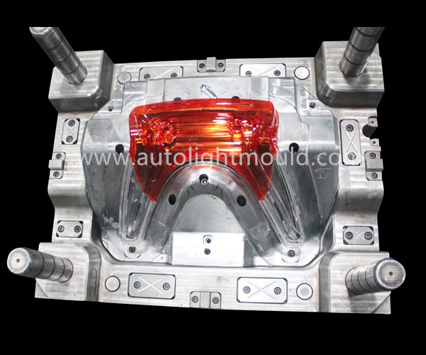mould for 2K rear light lens