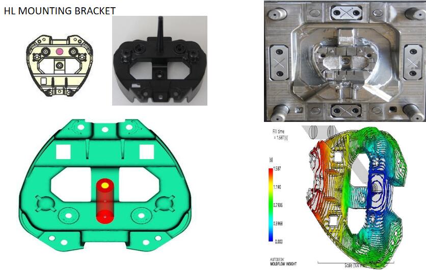 mould for head light