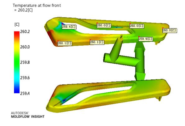 mold for front position light