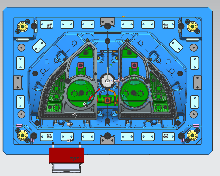 Automotive head light mold manufacture in china