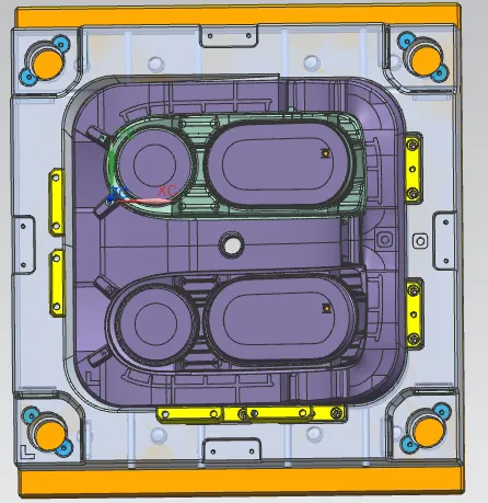 Automotive head light mold manufacture in china