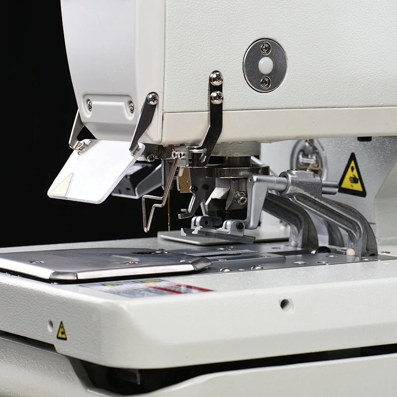 KL-588 Electronic Eyelet Button Holing Sewing Machine With Double Trimmer