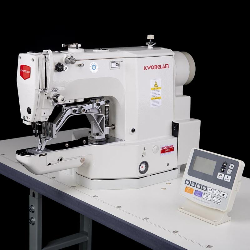 KL-430D Electronic Bar Tacking Jeans Sewing Machine For Heavy Duty Fabrics