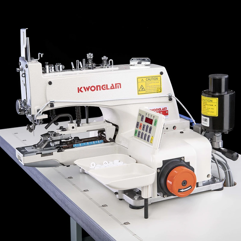 KL-1377D/373D Direct Drive Single-thread Chainstitch Button Attaching Industrial Sewing Machine